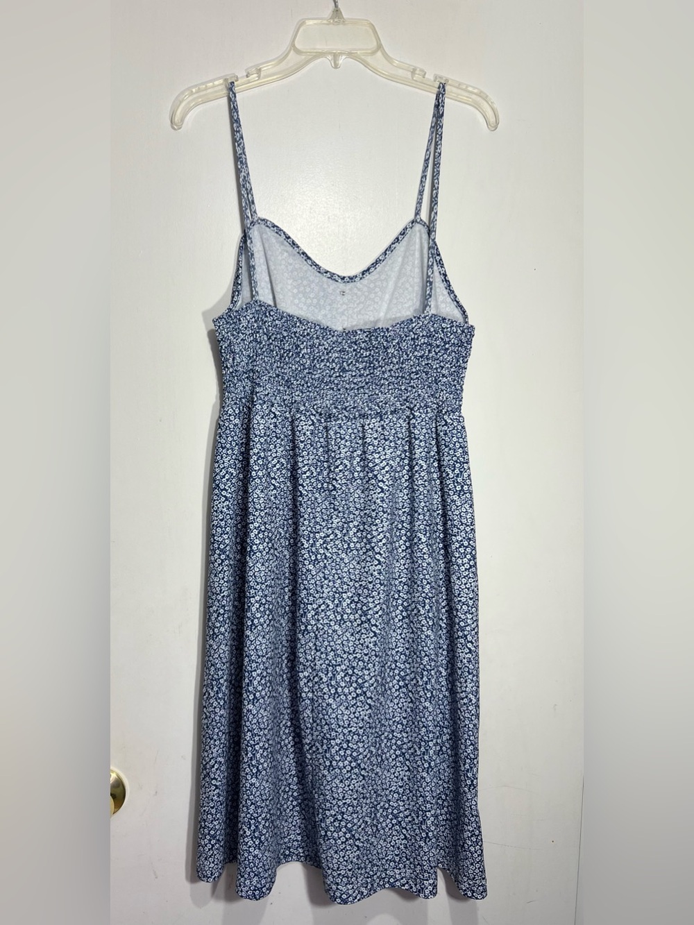Sexy V Neck Backless Floral Summer Beach Dress Women Striped Button size XL - Picture 9 of 12
